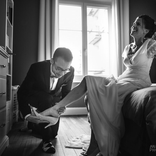 Dessine moi un soulier-mariage de Lauriane