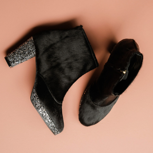 Bottines à talons avec plateforme Bottines à talons avec plateforme