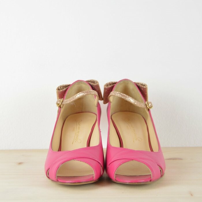 Escarpin framboise clearance
