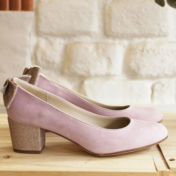 Escarpin paillette petit talon shop