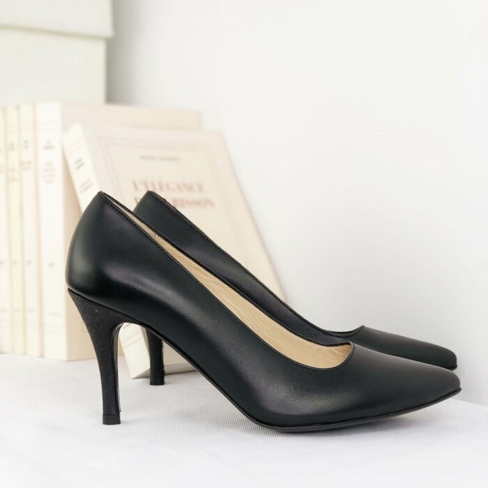 Escarpin outlet paillette noir