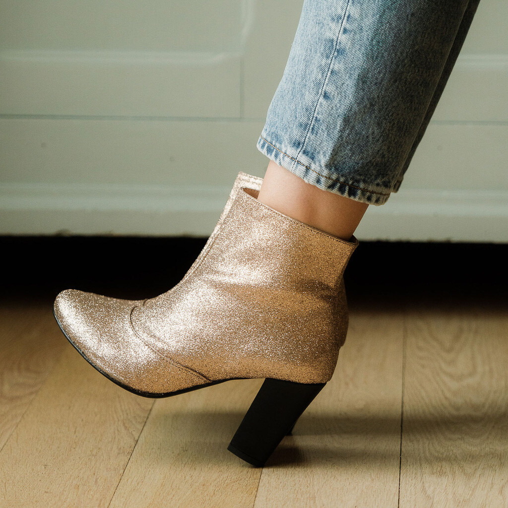 Bottines paillettes shop