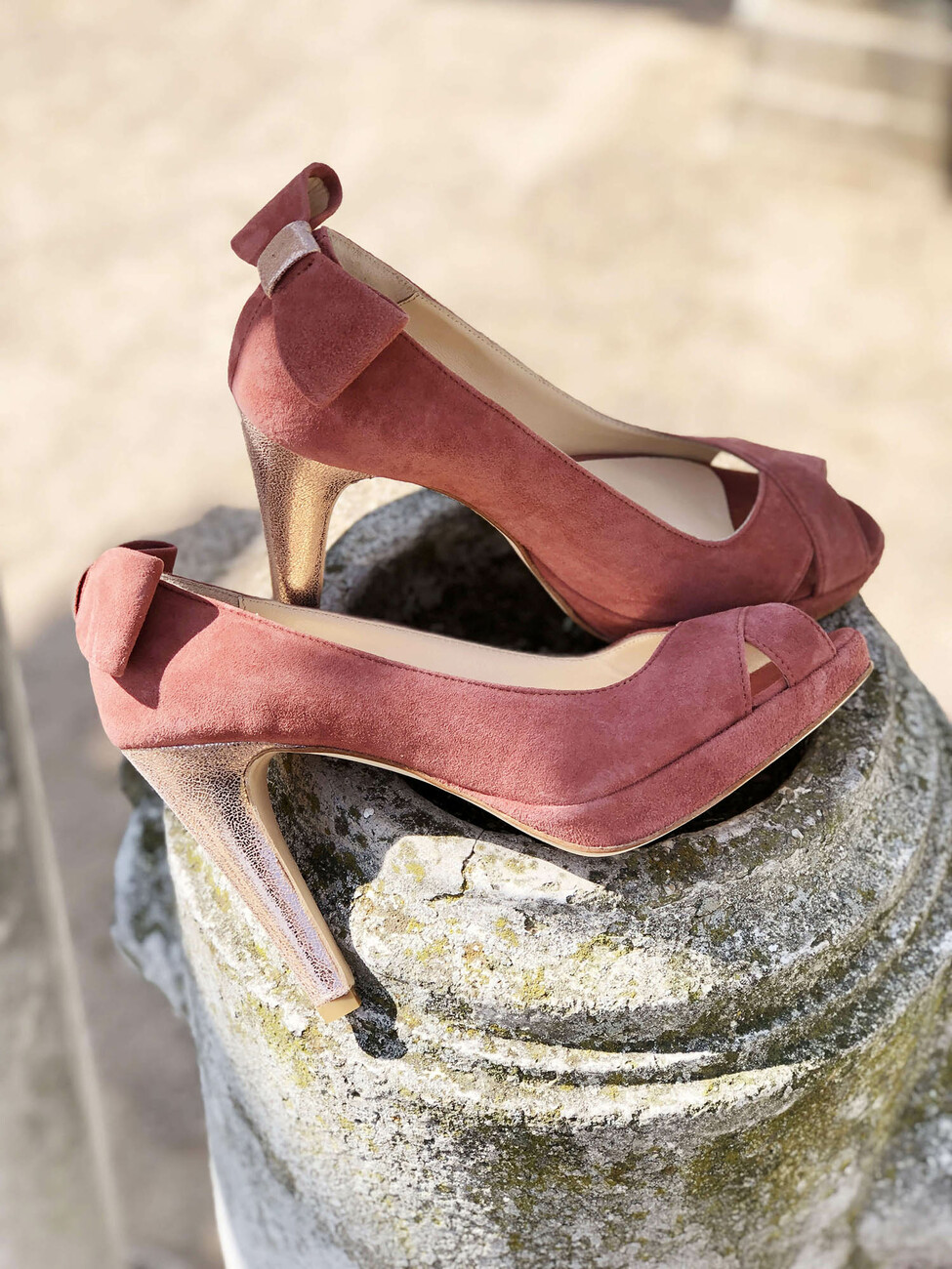 Escarpin terracotta femme