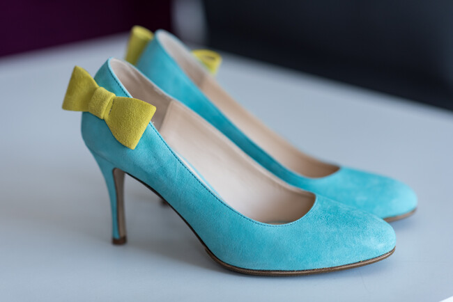 Chaussures de mariée colorées Chaussures de mariée colorées